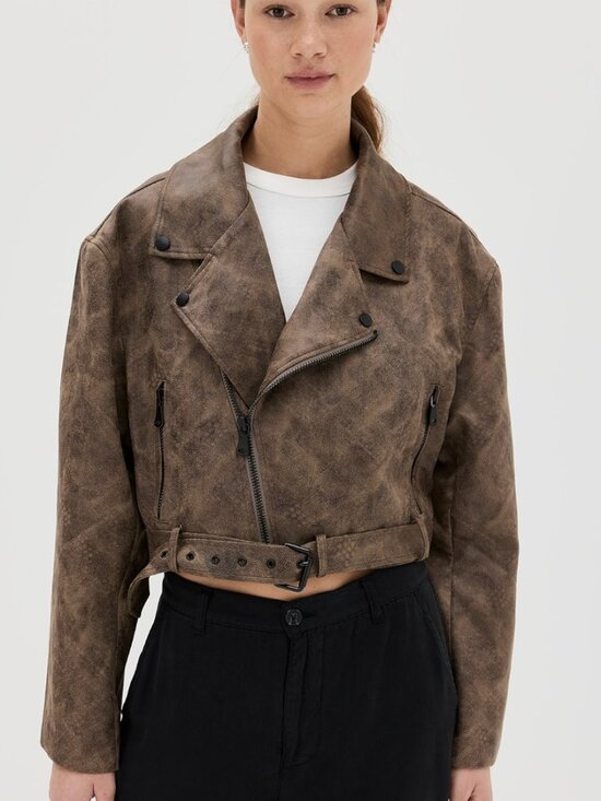 Lioness Jackets & Blazers - Lioness Staten Island Jacket- Chocolate Color, Size XL